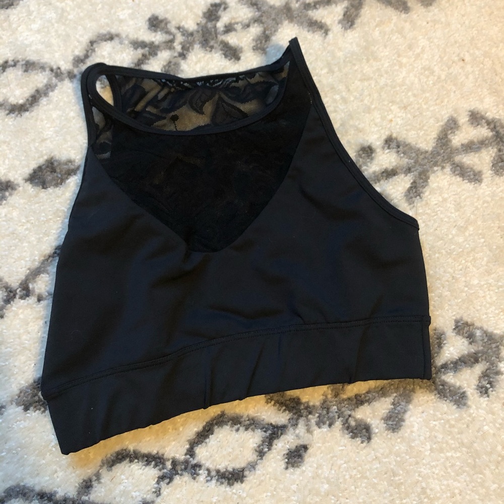 DYI black lace long line bra!